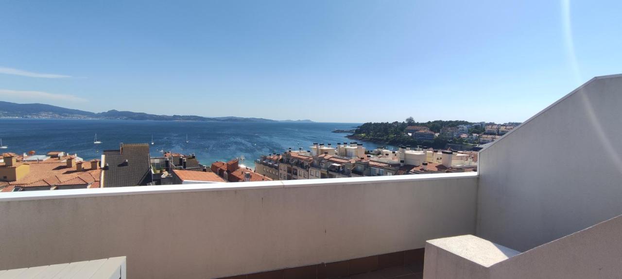 Appartamento Ático con amplia terraza y espectaculares vistas Sanxenxo Esterno foto